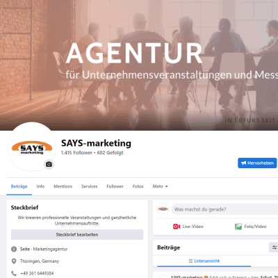 SAYS-marketing Facebook