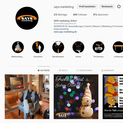 SAYS-marketing Instagram